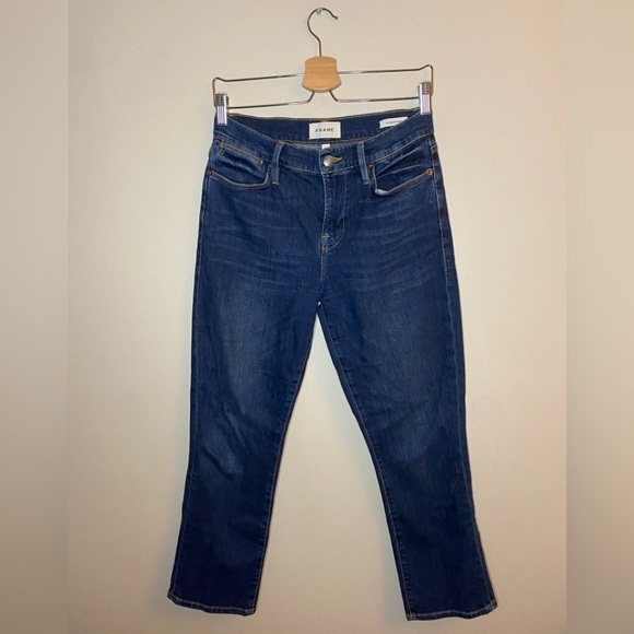 FRAME Le High Straight Jeans // Rosalie - Picture 5 of 12